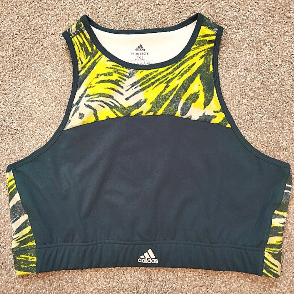 NWT Sz XXL Adidas x Zoe Saldana Aeroready Sports Bra Top